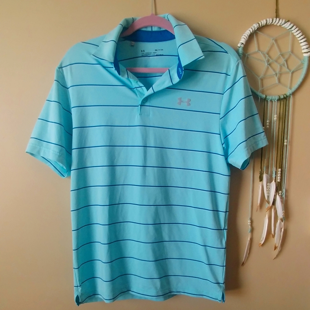 Under Armor small men's golf shirt